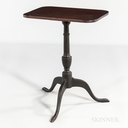 Black-painted Candlestand