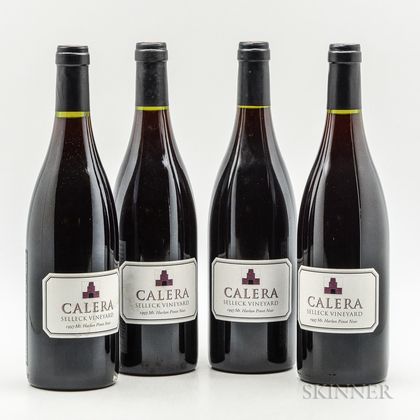 Calera Selleck Vineyard Pinot Noir 1997, 4 bottles 