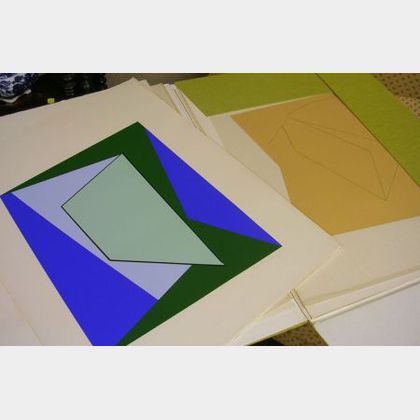 Group of Unframed Works on Paper
