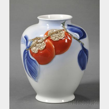 Japanese Porcelain Modernist Vase