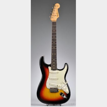 American Electric Guitar, Fender Musical Instruments, Fullerton, 1964, Model Stratocaster