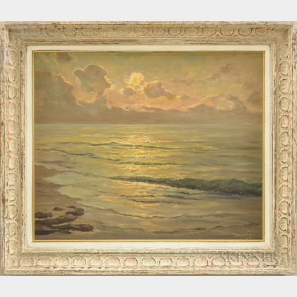 William Columbus Ehrig (American, 1892-1973) Sunrise over the Water