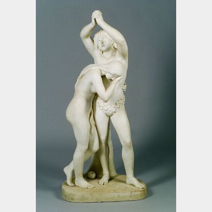 Thomas Crawford (American, 1813-1857) Adam and Eve