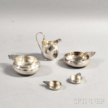 Five Sterling Silver Items