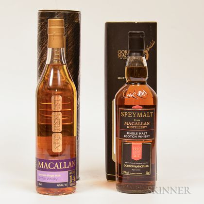 Mixed Macallan, 2 70cl bottles (ot) 