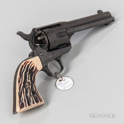 Engraved Colt Single-action Army Revolver