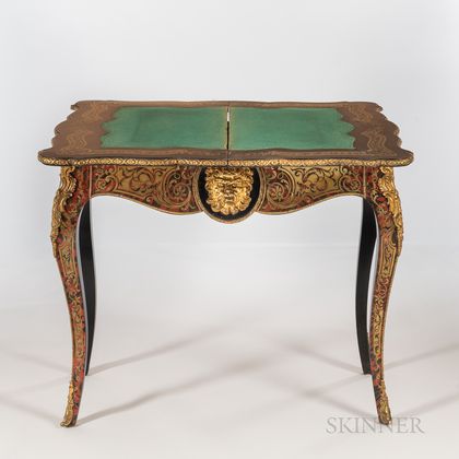 Boulle Card Table