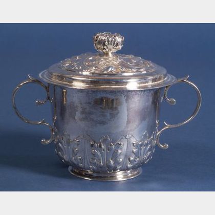 Charles II Silver Caudle Cup