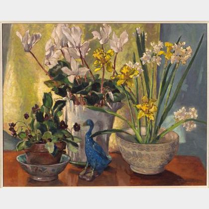 Frances Anne Johnston (Canadian, b. 1910) Spring Flowers