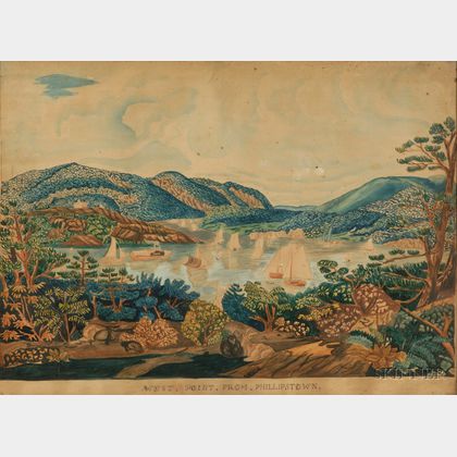 After William James Bennett (Anglo-American, c. 1784-1844) WEST POINT, FROM PHILLIPSTOWN.