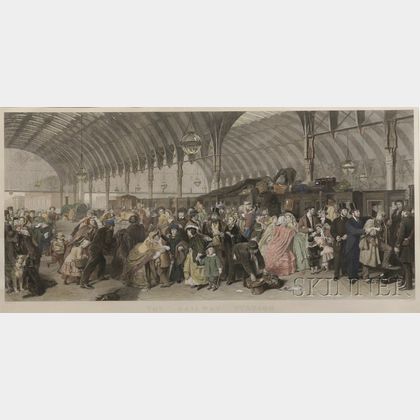 Francis Holl (British, 1815-1884),After William Powell Frith (British, 1819-1909) The Railway Station