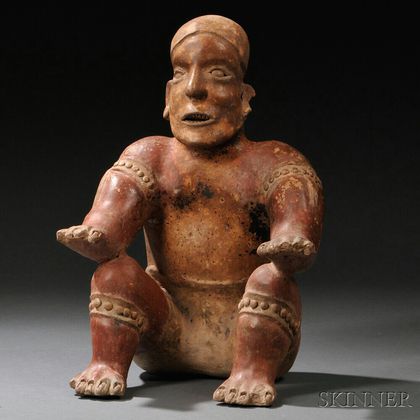 Jalisco Seated Pottery Figure