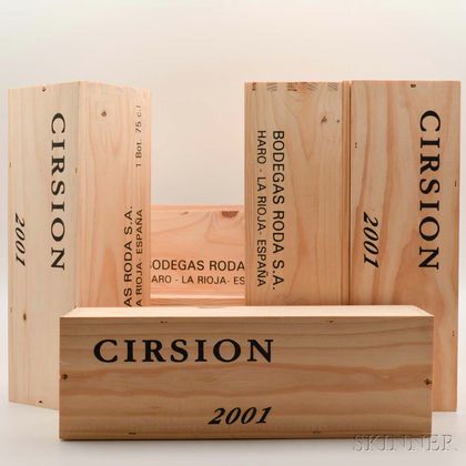 Bodega Roda Cirsion 2001, 6 bottles (individual owc) 