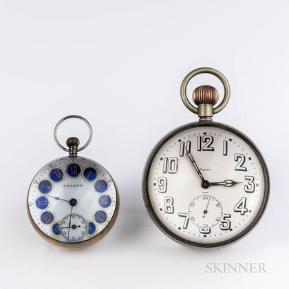 Two Paperweight Clocks