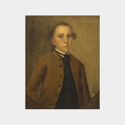 Attributed to Joseph Badger (Boston and Charleston, South Carolina, 1708-1765) Portrait of Joseph Goldthwaite (1730-1779)