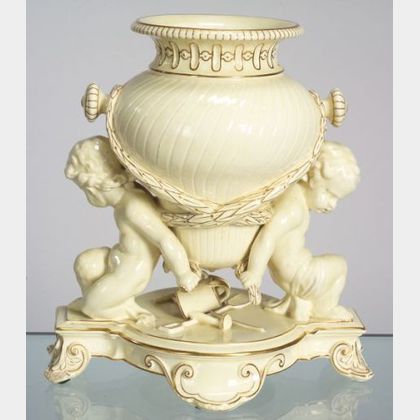 Wedgwood Queen's Ware Figural Centerpiece