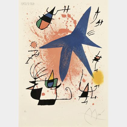 Joan Miró (Spanish, 1893-1983) Image from Miró Lithographe I