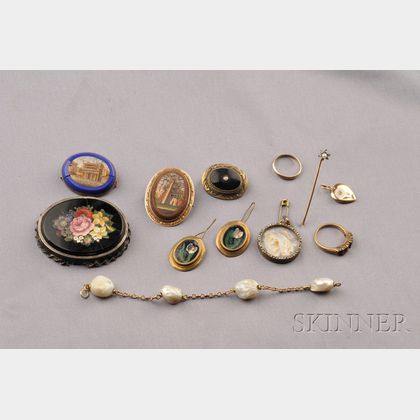 Group of Antique Jewelry Items