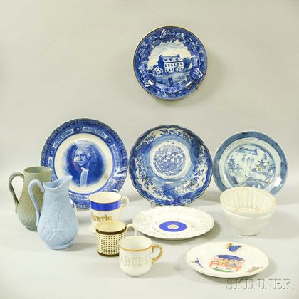 Twelve Assorted Ceramic Tableware Items