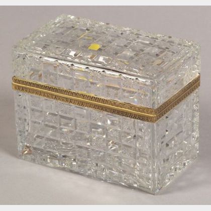 Baccarat Colorless Cut Glass Box