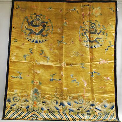 Chinese Embroidered Silk Textile