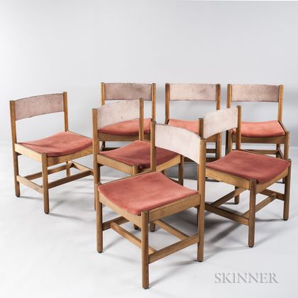 Seven Contract Interiors Oak Side Chairs