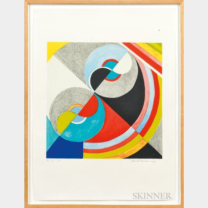 Sonia Delaunay-Terk (Ukrainian, 1885-1979) Composition with Circles