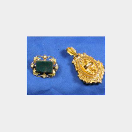 Two Antique Jewelry Items