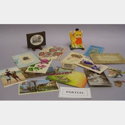 Small Group of Postcards and Collectible Paper Items
