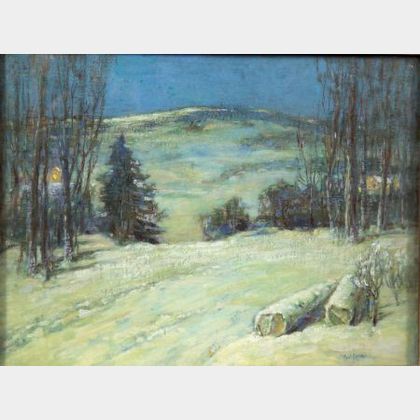 Paul King (American, 1867-1947) Winter Hills