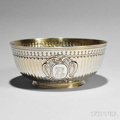 Queen Anne Britannia Standard Silver-gilt Bowl