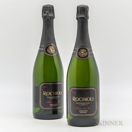 Rochioli Blanc de Noir Sparkling Wine 2011, 2 bottles 