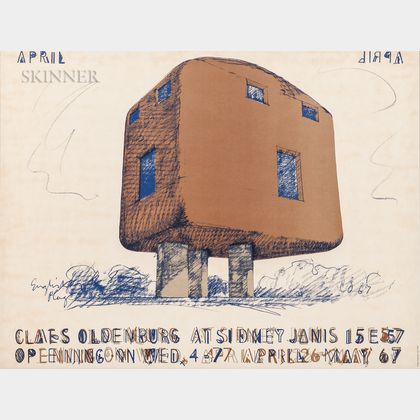 After Claes Oldenburg (American, b. 1929) Claes Oldenburg at Sidney Janis