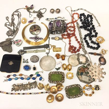 Group of Sterling Silver and Costume Jewelry
