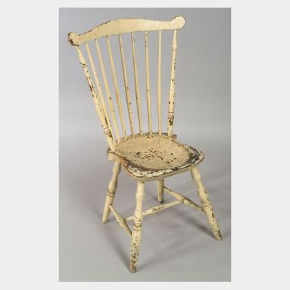 Painted Fan-back Windsor Side Chair
