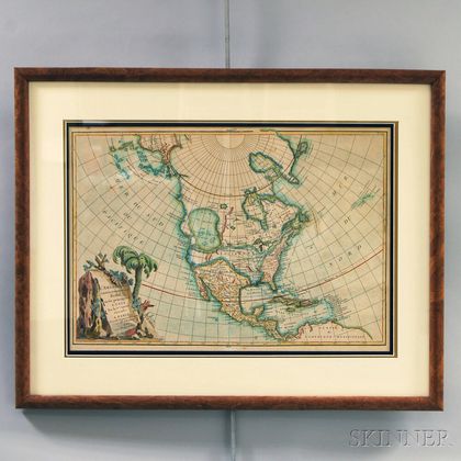 Map of North America. Janvier, Jean L'Amerique Septentroniale.