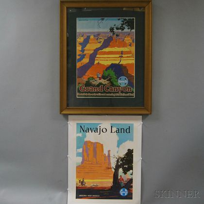 Two Santa Fe Railroad Posters
