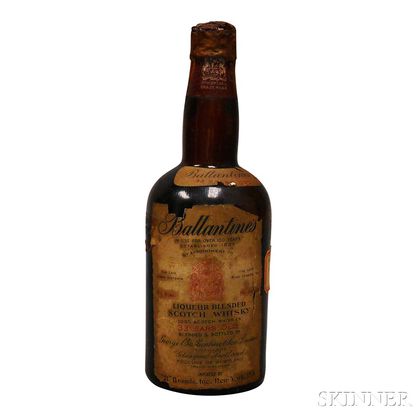 Ballantines 33 Years Old, 1 4/5 quart bottle 