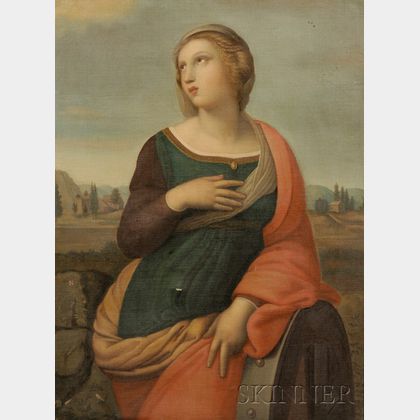 After Raffaello Sanzio [called Raphael] (Italian, 1483-1520) Saint Catherine of Alexandria