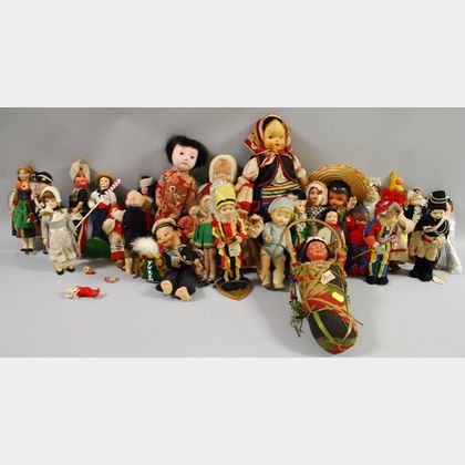 Group of Assorted Dolls