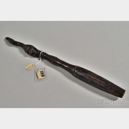 New Guinea Carved Wood Drum Beater