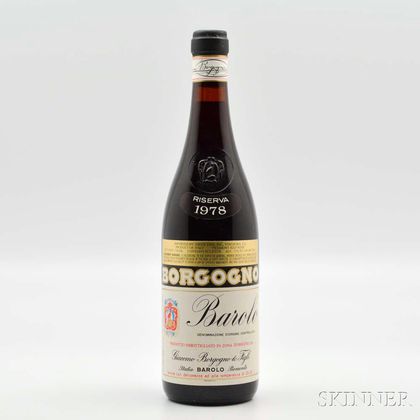 Borgogno Barolo Riserva 1978, 1 bottle 
