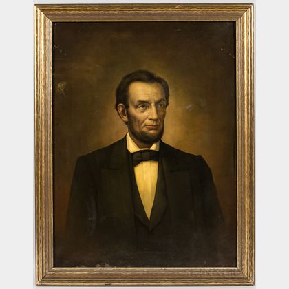 American School, 19th Century Portrait of Abraham Lincoln