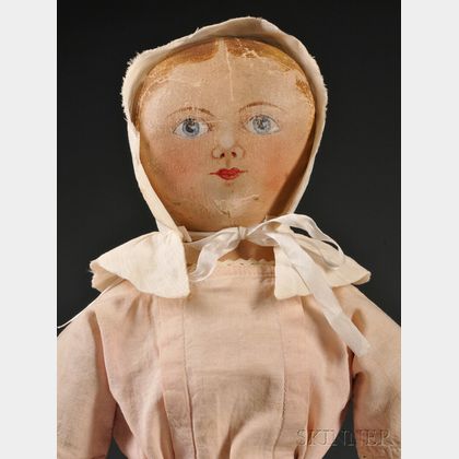 Maggie Bessie Painted Cloth Doll