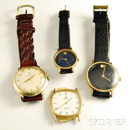 Four Men's Wristwatches