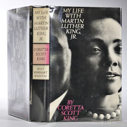 King, Coretta Scott (1927-2006) My Life with Martin Luther King, Jr. Inscribed Copy.