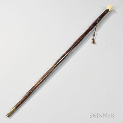 Cane Identified to Lieutenant Colonel J.N. Duffy, 3rd New Jersey Volunteer Infantry Regiment