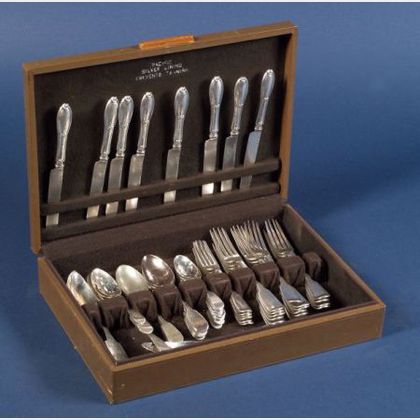 Assembled Group of George IV/William IV Silver Flatware