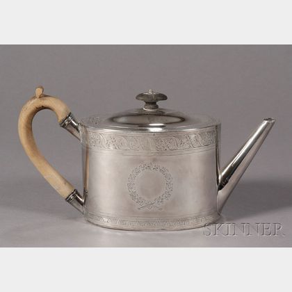 Neoclassical Silver Teapot