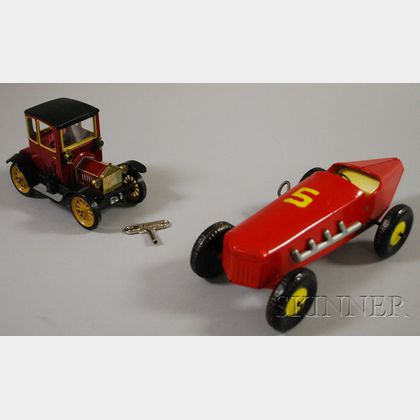 Two Wind-up Toy Vehicles